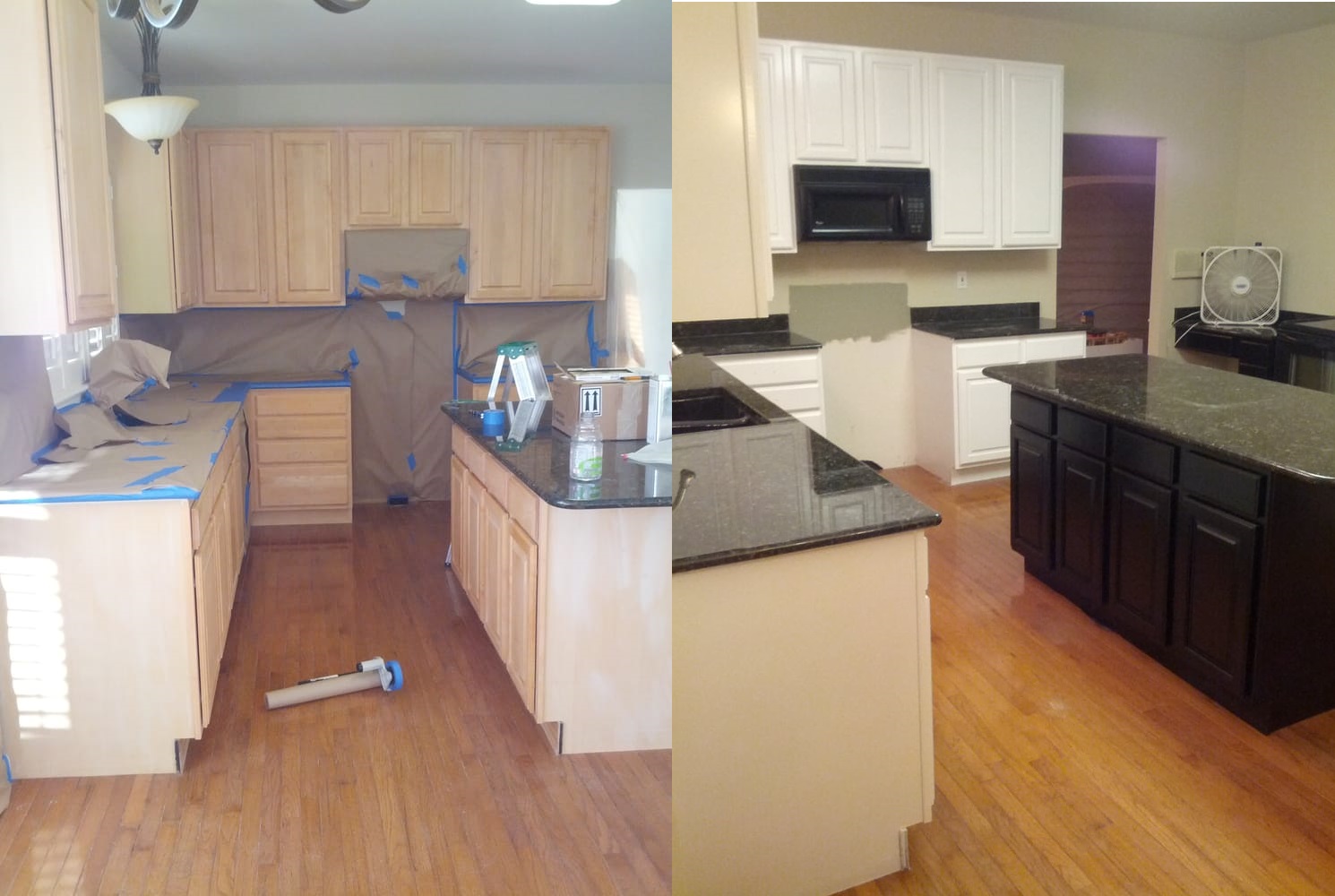 Kitchen-Cabinet-Painting-Before-and-After-near-Lakewood-CO